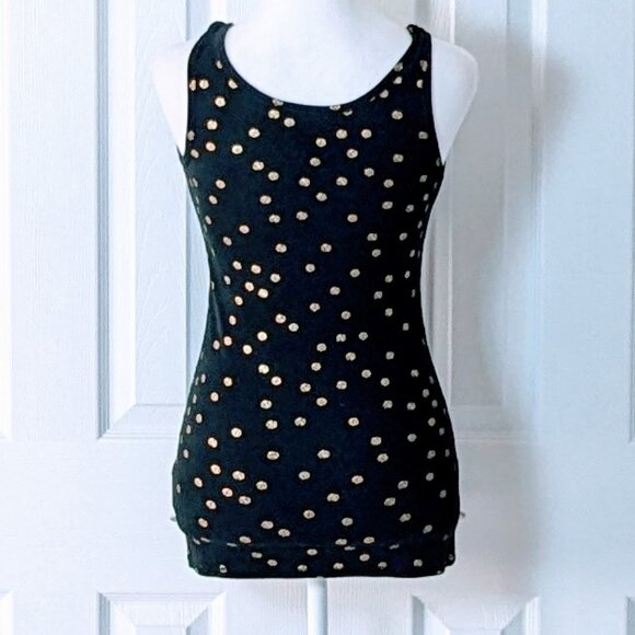 A NEW DAY Women's Sleeveless Tank Top  Size M  Black Gold - Picture 3 of 5